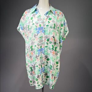 Entro Multicolor Geometric Casual Shirt (rack 9)